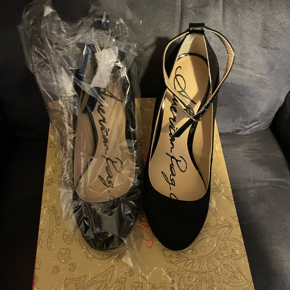 American Rag Elegant Black Shoes NWT Foxy black size 7.5